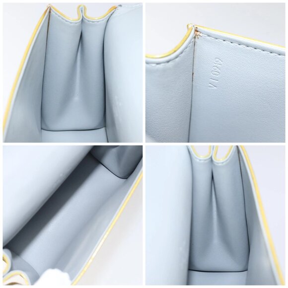 LOUIS VUITTON Monogram Vernis Spring Street Hand Bag Gris M91029 LV Auth - Picture 15 of 16